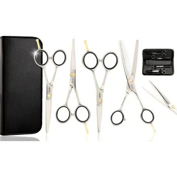 Kadeřnické nůžky Sada strojků na stříhání vlasů 4,0 4,5 5,5 Quatros ZNS-105