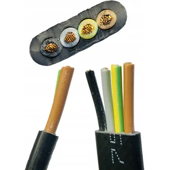 elektrický kabel Plochý kabel pro jeřáby H07VVH6-F 4G2,5 450/750V