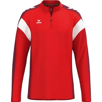 Pánská mikina ERIMA CELEBRATE 125 MIKINA 1/2 ZIP - PÁNSKÁ - Červená, Bordová - velikost XXXL