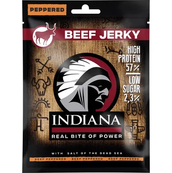 Sušené maso Indiana Hovězí sušené maso Jerky 25g pepřové