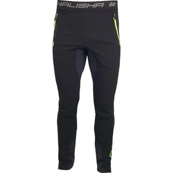 Dámská móda kalhoty dlouhé unisex HAVEN NALISHA SLIMFIT černo/zelené