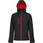 Regatta Pánská softshellová bunda TRA701 Black-Classic Red M