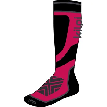 Pánská móda Dětské lyžařské podkolenky Kilpi Anxo-J dark pink 27-30
