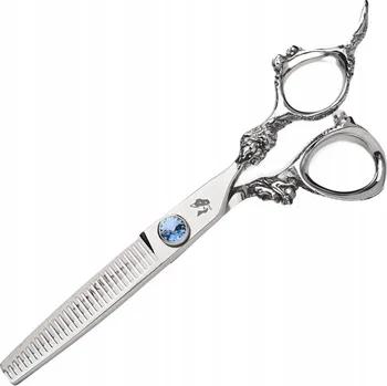 Kadeřnické nůžky WOLF Degažovky, kadeřnické nůžky 5,5, Sharky-B, určené pro stříhání vlasů v kadeřnickém salonu, řada Professional. NG-11-DEG-5,5