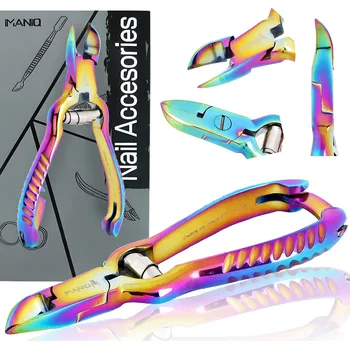 Nůžky na nehty pro tlusté zarostlé nehty stříhací kleště na kůžičky manikúra salon SPA IM-915-4,75-MULTI