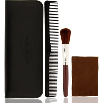 Kosmetický kufr Gepardí sada pouzdro na nůžky a příslušenství + hřeben + kartáč + látkové pouzdro na kadeřnické nůžky a holičské nože pro kadeřnický salon i domácnost Z-423-FUT