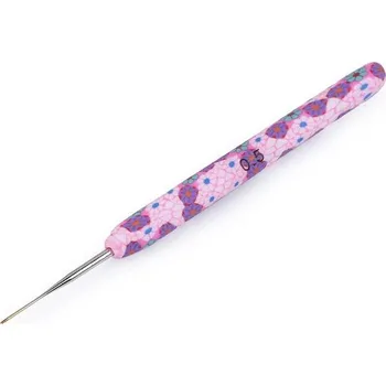 Háček 0,5 mm, se silikonovou rukojetí, se zlatou špičkou