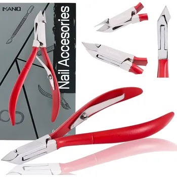 Nůžky na nehty nůžky na nehty kosmetické nůžky manikúra salon SPA IM-913-4-RED