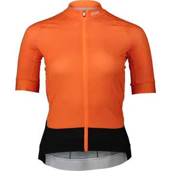 cyklistický dres cyklo dres dámský POC Essential Road W's Jersey O Zink Orange - XL