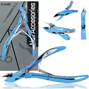 Nůžky na nehty nůžky na nehty kosmetické nůžky manikúra salon SPA IM-979-4-BLUE