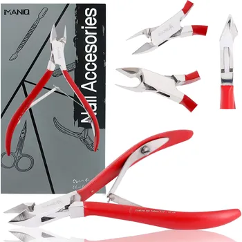 Nůžky na nehty nůžky na nehty kosmetické nůžky manikúra salon SPA IM-979-4-RED