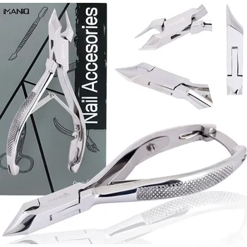 Nůžky na nehty nůžky na nehty kosmetické nůžky manikúra salon SPA IM-982-5,5-SLV-POL