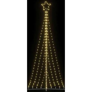 Vánoční dekorace vidaXL LED vánoční stromek 447 ch LED diod 250 cm [4016434] Barva: Teplá bílá