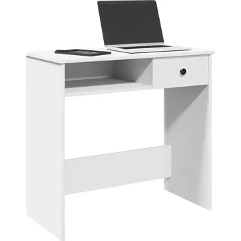 Psací stůl vidaXL Psací stůl 80 x 40 x 75 cm dřevotříska [860474] Barva: Bílá