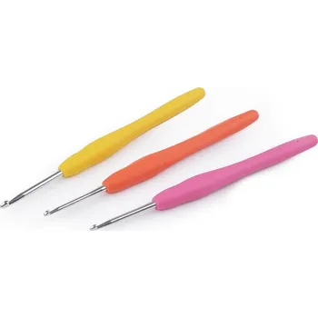 Jehlice Háček na háčkování se silikonovou rukojetí Zvolte variantu: 6 mm