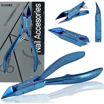 Nůžky na nehty nůžky na nehty kosmetické nůžky manikúra salon SPA IM-984-4,75-BLUE