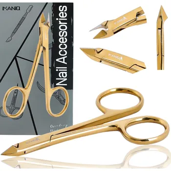 Nůžky na nehty nůžky na nehty kosmetické nůžky manikúra salon SPA IM-1050-4-GOLD