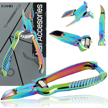 Nůžky na nehty pro tlusté zarostlé nehty stříhací kleště na kůžičky manikúra salon SPA IM-915-5,5-MULTI