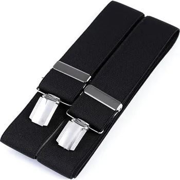 Kšandy Šle šíře 3,5 cm délka 120 cm, barva 10 černá