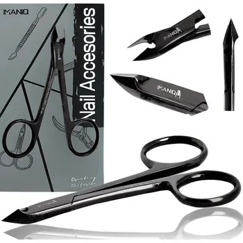 Nůžky na nehty nůžky na nehty kosmetické nůžky manikúra salon SPA IM-1050-4-BLACK