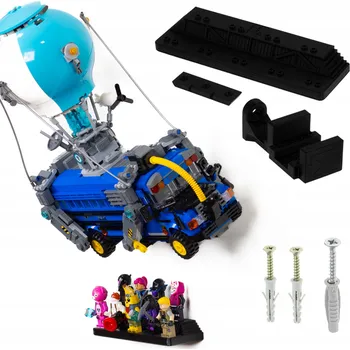 Věšák Nástěnný držák věšák pro LEGO Fortnite Bus Bojowy 77073 - verze 30°