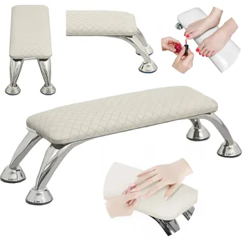 Polštářek na ruce na manikúru pro kosmetický salon šedý B67-45-GREY