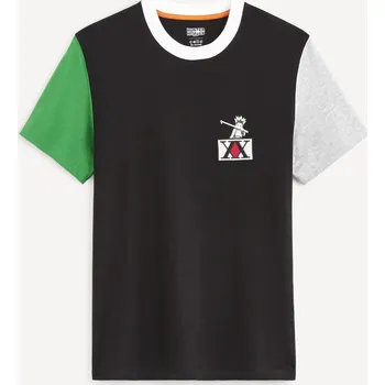 Pánské tričko Celio Tričko Hunter x Hunter 1117515 Černá S