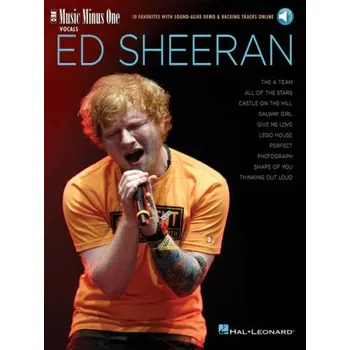 Music Minus One Vocals: Ed Sheeran (noty na klavír, zpěv, akordy) (+audio)