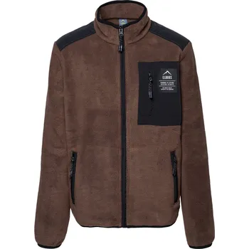 Chlapecká mikina Dětská Fleecová mikina ELBRUS CLOYNE TB M000260787 – Hnědá 152