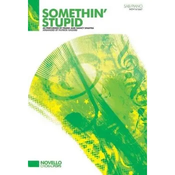 Frank Sinatra: Somethin' Stupid (noty na sborový zpěv SAB, klavír) - SADA 5 ks