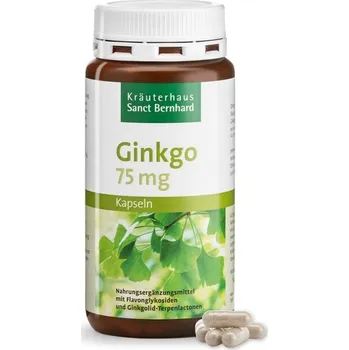 Přírodní produkt Sanct Bernhard Ginkgo Biloba 75 mg 240 kapslí