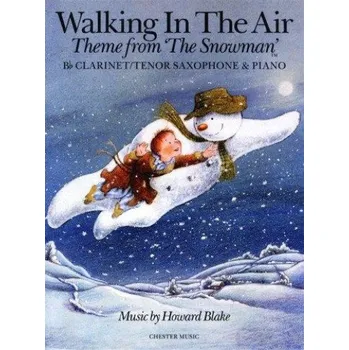 Howard Blake: Walking In The Air - The Snowman (noty na klarinet nebo tenorsaxofon, klavír)