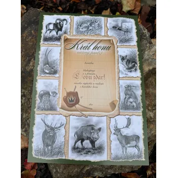 Papír pro tiskárny Pasovací List Král Honu, výběr ze 3 motivů C