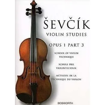 Ševčík Violin Studies: School Of Violin Technique Op.1 Part 3 (noty na housle)