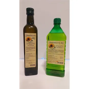 Rostlinný olej Slunečnicový olej Objem: 1l