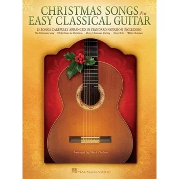 Christmas Songs For Easy Classical Guitar (noty pro snadnou klasickou kytaru)