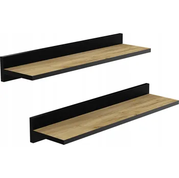 police Police laminovaná deska HWS FURNITURE 60 x 15 cm dub craft zlatý