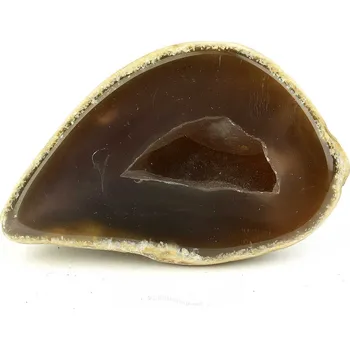 Přírodní kámen Geoda s dutinou z hnědého achátu 189g (Brazílie)