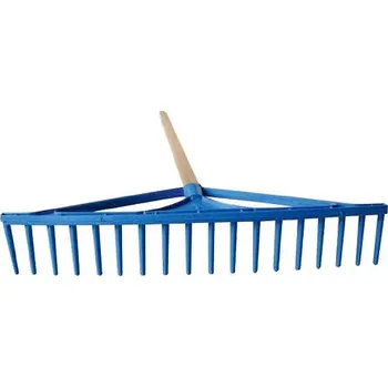 Hrábě TĚSMAT Hrábě plastové 18 zubů/61cm, násada 1.5m