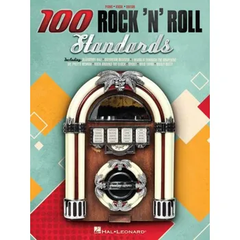 100 Rock 'n' Roll Standards (noty na klavír, zpěv, klavír, akordy)