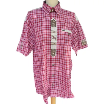 Pánská košile Lovecká košile krátký rukáv 37/38