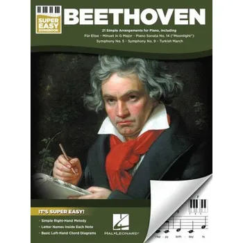 Super Easy Songbook: Beethoven (noty na super snadný klavír)