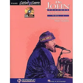 Dr. John Teaches New Orleans Piano Book 1 (noty, klavír) (+audio)