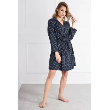 Dámský župan Dámský župan MUZZY tmavě modrý - XL