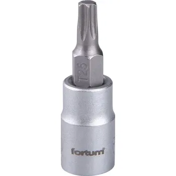 Klíč Klíč zástrčný TORX, 1/4', TX25, L 37mm, CrV/S2, FORTUM