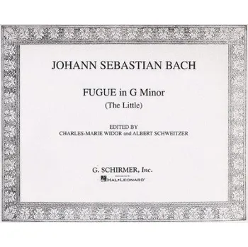 J.S. Bach: Little Fugue In G Minor For Organ (noty na varhany)
