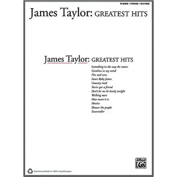 James Taylor: Greatest Hits (noty na klavír, zpěv, akordy)