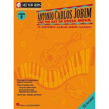 Jazz Play-Along: Volume 8 - Antonio Carlos Jobim And The Art Of Bossa Nova (noty, nástroje C, Eb, Bb) (+audio)