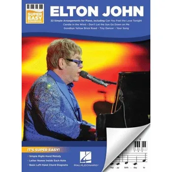 Elton John: Super Easy Songbook (noty na snadný klavír)