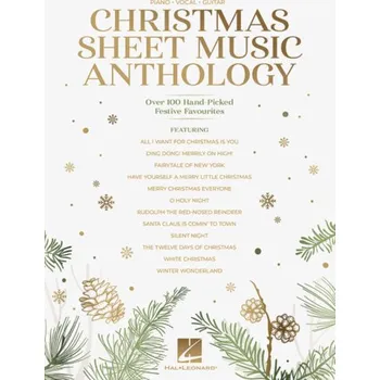 Christmas Sheet Music Anthology (noty na klavír, zpěv, akordy)